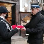 01.03.2021. Skalbmierz. Pogrzeb Dariusza Wojtasika, prezesa jednostki OSP / Marta Gajda / Radio Kielce