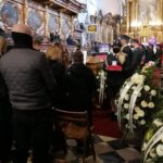 01.03.2021. Skalbmierz. Pogrzeb Dariusza Wojtasika, prezesa jednostki OSP / Marta Gajda / Radio Kielce