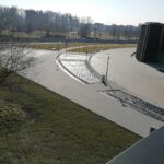 04.03.2021. Busko-Zdrój. Tężnia i dom zdrojowy / Marta Gajda / Radio Kielce