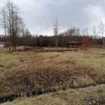 14.03.2021 Solec-Zdrój. Teren, na którym powstanie park zdrojowy / Marta Gajda / Radio Kielce