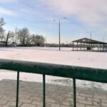 23.03.2021. Pińczów. Targowisko przy ulicy Targowej / Marta Gajda / Radio Kielce