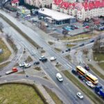 16.03.2021. Kielce. Skrzyżowanie alei Solidarności i alei Tysiąclecia Państwa Polskiego / Jarosław Kubalski / Radio Kielce