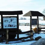 21.02.2021 Jakubowice. Miejsce pierwszego osiedlenia się Gombrowiczów po wydaleniu z Litwy / Emilia Sitarska / Radio Kielce