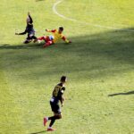 06.03.2021. Jastrzębie-Zdrój. 19. kolejka Fortuna 1. Ligi: GKS 1962 Jastrzębie - Korona Kielce / Krzysztof Bujnowicz / Radio Kielce