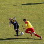 06.03.2021. Jastrzębie-Zdrój. 19. kolejka Fortuna 1. Ligi: GKS 1962 Jastrzębie - Korona Kielce / Krzysztof Bujnowicz / Radio Kielce