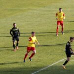 06.03.2021. Jastrzębie-Zdrój. 19. kolejka Fortuna 1. Ligi: GKS 1962 Jastrzębie - Korona Kielce / Krzysztof Bujnowicz / Radio Kielce