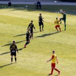 06.03.2021. Jastrzębie-Zdrój. 19. kolejka Fortuna 1. Ligi: GKS 1962 Jastrzębie - Korona Kielce / Krzysztof Bujnowicz / Radio Kielce