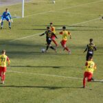 06.03.2021. Jastrzębie-Zdrój. 19. kolejka Fortuna 1. Ligi: GKS 1962 Jastrzębie - Korona Kielce / Krzysztof Bujnowicz / Radio Kielce