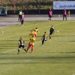 06.03.2021. Jastrzębie-Zdrój. 19. kolejka Fortuna 1. Ligi: GKS 1962 Jastrzębie - Korona Kielce / Krzysztof Bujnowicz / Radio Kielce