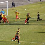 06.03.2021. Jastrzębie-Zdrój. 19. kolejka Fortuna 1. Ligi: GKS 1962 Jastrzębie - Korona Kielce / Krzysztof Bujnowicz / Radio Kielce