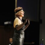 08.03.2021 Kielce. Koncert „Z zachwytu dla Pań" w Zespole Państwowych Szkół Muzycznych w Kielcach. Renata Drozd / Jarosław Kubalski / Radio Kielce