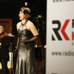 08.03.2021 Kielce. Koncert „Z zachwytu dla Pań" w Zespole Państwowych Szkół Muzycznych w Kielcach. Renata Drozd i zespół Strauss Ensemble / Jarosław Kubalski / Radio Kielce