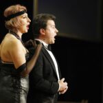 08.03.2021 Kielce. Koncert „Z zachwytu dla Pań" w Zespole Państwowych Szkół Muzycznych w Kielcach. Renata Drozd i Łukasz Gaj / Jarosław Kubalski / Radio Kielce