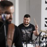 05.03.2021 Radio Kielce. Studio Gram. Koncert zespołu Mugshotz / Jarosław Kubalski / Radio Kielce