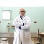 18.02.2021 Starachowice. Zakład patomorfologii przy szpitalu powiatowym. Patomorfolog Krzysztof Daniszewski / Jarosław Kubalski / Radio Kielce