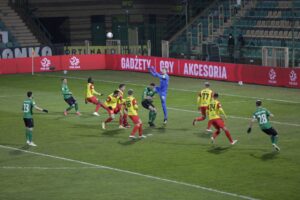 19.03.2021 Kielce. 21. kolejka 1. Ligi: Korona Kielce - Górnik Łęczna / Krzysztof Bujnowicz / Radio Kielce