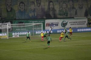 19.03.2021 Kielce. 21. kolejka 1. Ligi: Korona Kielce - Górnik Łęczna / Krzysztof Bujnowicz / Radio Kielce