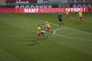 19.03.2021 Kielce. 21. kolejka 1. Ligi: Korona Kielce - Górnik Łęczna / Krzysztof Bujnowicz / Radio Kielce