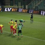 19.03.2021 Kielce. 21. kolejka 1. Ligi: Korona Kielce - Górnik Łęczna / Krzysztof Bujnowicz / Radio Kielce