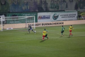 19.03.2021 Kielce. 21. kolejka 1. Ligi: Korona Kielce - Górnik Łęczna / Krzysztof Bujnowicz / Radio Kielce