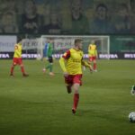 19.03.2021 Kielce. 21. kolejka 1. Ligi: Korona Kielce - Górnik Łęczna / Krzysztof Bujnowicz / Radio Kielce