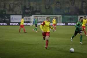 19.03.2021 Kielce. 21. kolejka 1. Ligi: Korona Kielce - Górnik Łęczna / Krzysztof Bujnowicz / Radio Kielce