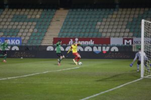 19.03.2021 Kielce. 21. kolejka 1. Ligi: Korona Kielce - Górnik Łęczna / Krzysztof Bujnowicz / Radio Kielce