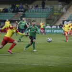 19.03.2021 Kielce. 21. kolejka 1. Ligi: Korona Kielce - Górnik Łęczna / Krzysztof Bujnowicz / Radio Kielce