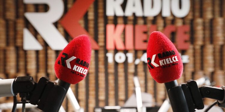 Radio Kielce. Mikrofon. Studio / Jarosław Kubalski / Radio Kielce