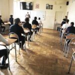 03.03.2021 Kielce. Liceum im. Juliusza Słowackiego. Próbna matura z języka polskiego / Jarosław Kubalski / Radio Kielce