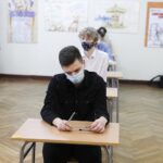 03.03.2021 Kielce. Liceum im. Juliusza Słowackiego. Próbna matura z języka polskiego / Jarosław Kubalski / Radio Kielce