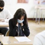 03.03.2021 Kielce. Liceum im. Juliusza Słowackiego. Próbna matura z języka polskiego / Jarosław Kubalski / Radio Kielce