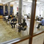 03.03.2021 Kielce. Liceum im. Juliusza Słowackiego. Próbna matura z języka polskiego / Jarosław Kubalski / Radio Kielce