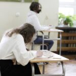 03.03.2021 Kielce. Liceum im. Juliusza Słowackiego. Próbna matura z języka polskiego / Jarosław Kubalski / Radio Kielce