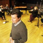 08.03.2021 Kielce. Zespół Strauss Ensemble podczas próby przed koncertem w Zespole Państwowych Szkół Muzycznych w Kielcach / Jarosław Kubalski / Radio Kielce