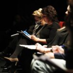 15.03.2021 Kielce. Mała Scena KCK. Przesłuchania kandydatów do tytułu Świętokrzyskiego Mistrza Mowy Polskiej / Jarosław Kubalski / Radio Kielce