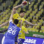 18.03.2021 Kielce. Mecz Łomża Vive Kielce - Orlen Wisła Płock. Tomasz Gębala / Jarosław Kubalski / Radio Kielce