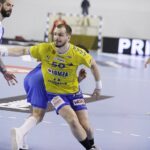 18.03.2021 Kielce. Półfinał Pucharu Polski. Łomża Vive Kielce - Orlen Wisła Płock. Alex Dujszebajew / Jarosław Kubalski / Radio Kielce