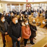 21.03.2021 Kielce. Parafia św. Maksymiliana Marii Kolbego w Kielcach otrzymała relikwie św. Andrzeja Boboli. Msza św. / Jarosław Kubalski / Radio Kielce