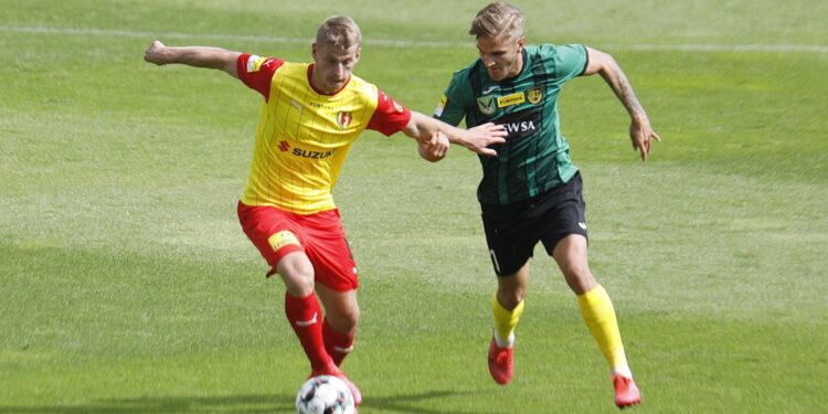 05.09.2020. Kielce. 2. kolejka Fortuna 1. ligi: Korona Kielce - GKS 1962 Jastrzębie / Jarosław Kubalski / Radio Kielce