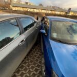 12.03.2021 Kielce. Kolizja na ul. Mielczarskiego / Wiktor Taszłow / Radio Kielce