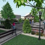 29.03.2021. Koprzywnica. Rewitalizacja Rynku i ulicy 11 listopada - wizualizacja / Miejsko-Gminny Ośrodek Kultury w Koprzywnicy