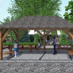 29.03.2021. Koprzywnica. Rewitalizacja Rynku i ulicy 11 listopada - wizualizacja / Miejsko-Gminny Ośrodek Kultury w Koprzywnicy