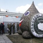 06.03.2021 Kielce. Żołnierze z 10. Świętokrzyskiej Brygady Obrony Terytorialnej honorowo oddają krew / Jarosław Kubalski / Radio Kielce