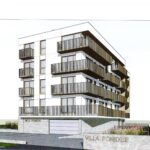 21.12.2020 Pińczów. Wizualizacja nowego bloku mieszkalnego i jego otoczenia / TERA GROUP Pracownia Architektoniczna Sp. z o.o.