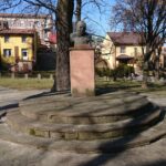 02.03.2021. Opatów. Skwer im. Witolda Gombrowicza / Emilia Sitarska / Radio Kielce