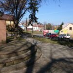 02.03.2021. Opatów. Skwer im. Witolda Gombrowicza / Emilia Sitarska / Radio Kielce