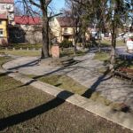 02.03.2021. Opatów. Skwer im. Witolda Gombrowicza / Emilia Sitarska / Radio Kielce