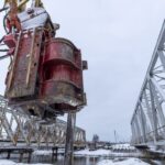 01.02.2021. Ostrowiec Św. Demontaż mostu nad Kamienną / plk-polskawschodnia.pl