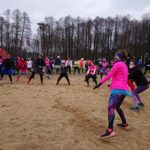 07.03.2021 Ostrowiec Świętokrzyski. Bieganie z okazji Dnia Kobiet na Gutwinie / Emilia Sitarska / Radio Kielce